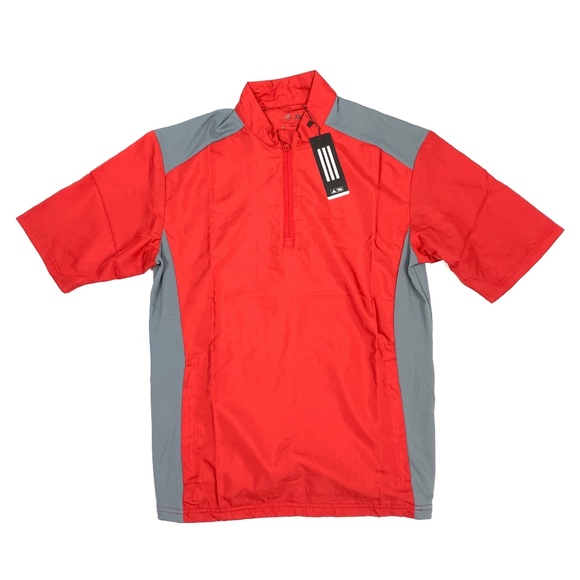 Adidas Club 1/2 Zip Pullover SS Golf Windbreaker - Picture 1 of 6